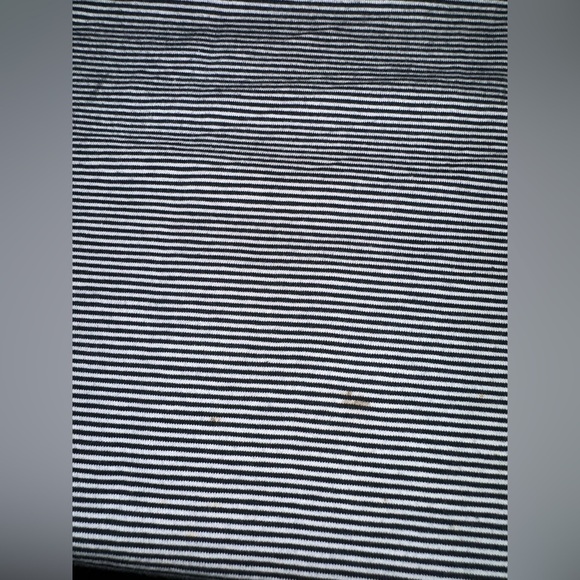 Lululemon Gym Shirt Mens Large Navy Stripe Everyday Short Sleeve Pullover Tee - Picture 7 of 7